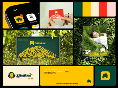 Greenuva - Brand Identity adobe photoshop app design brand design brand identity branding design dribbble eco friendly green illustration illustrator indesign landing page logo logo design nature ui visual identity web design