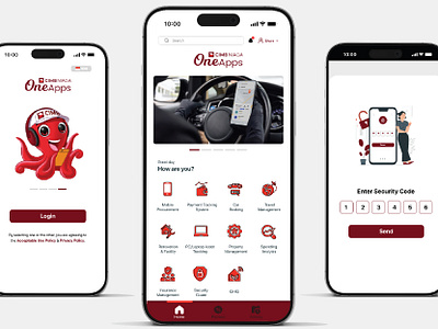 CIMB NIAGA Bank_OneApps branding des graphic design prototype ui uiuxdesign ux