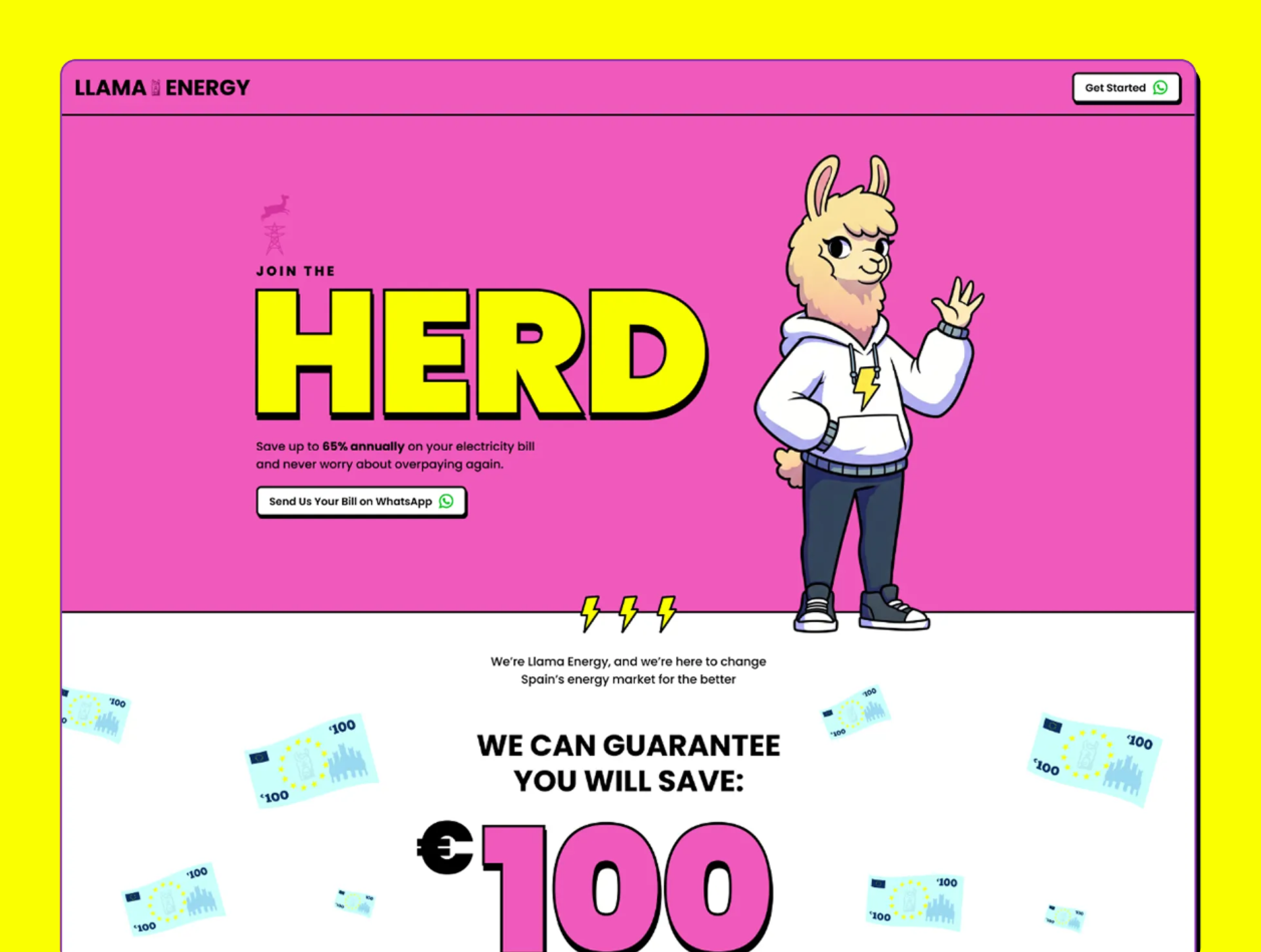 Example of Landing Page