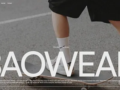 Minimalist Menswear Store Concept branding design graphic design illustration landing logo ui uiux web design webflow