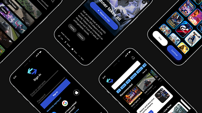 Adapt a streaming platform to watch Games and Esports enthusiast case study design gamestream ui uxui