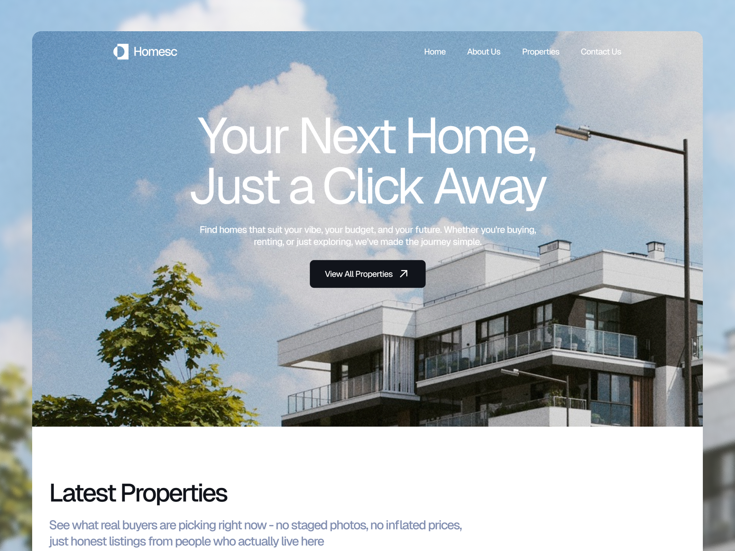 Real Estate Property Listing Website case study eeasa house sell landing page modern real estate website no code development no code website property buy property listi property sell real estate real estate property real estate property listing ui ux ux case study web design web development website design ycode