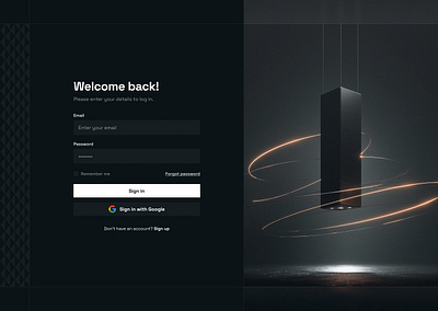 Login page design interface login page signup ui uiux web design