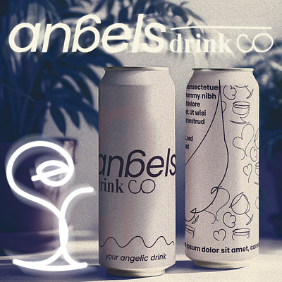 Angels drink CO Brand Design branding graphic design logo