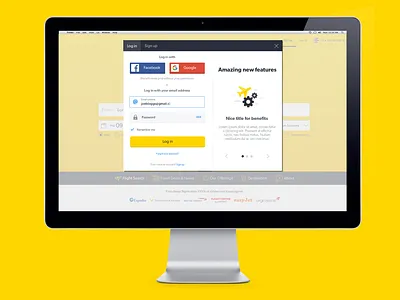 Cheapflights Personalisation (Screens) account design forms graphic design preferences responsive design settings travel typography ui ux vector