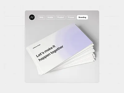 Business card business card design