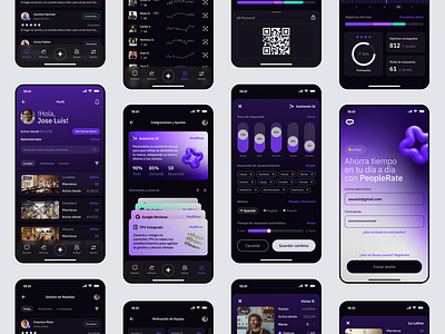 App Mobile / Google Review / PeopleRate app graphic design ui ux web
