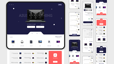 tech shop responsive design desktop figma mobile responsive shop store tech ui uiux website