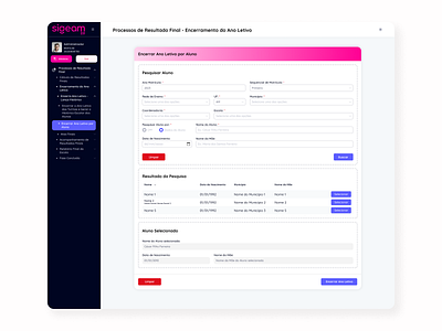 Sigeam Platform - UX/UI Design