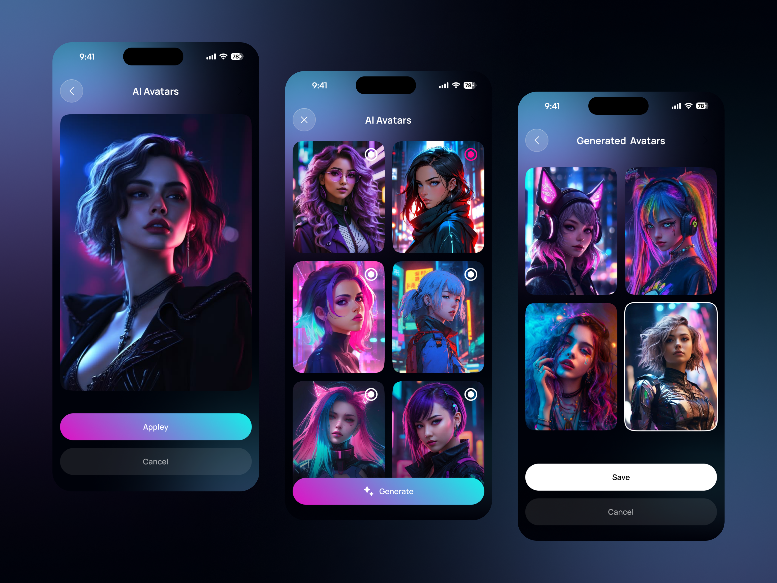 Example of Ai Mobile App Design