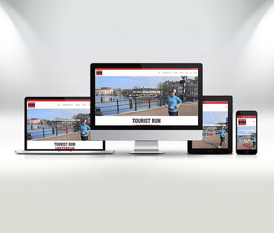 Website Development for Tourist Run Amsterdam ui ux website design wordpress