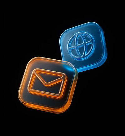 GoDaddy Product Icons animation branding design illustration interactive interface motion ui