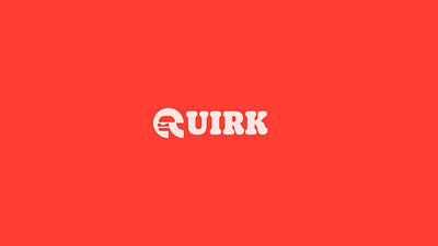 Logo concept : Quirk adobe adobe illustrator adobe photoshop brand brand identity branding graphic design illustration logo logo concept logo design visual visual identity