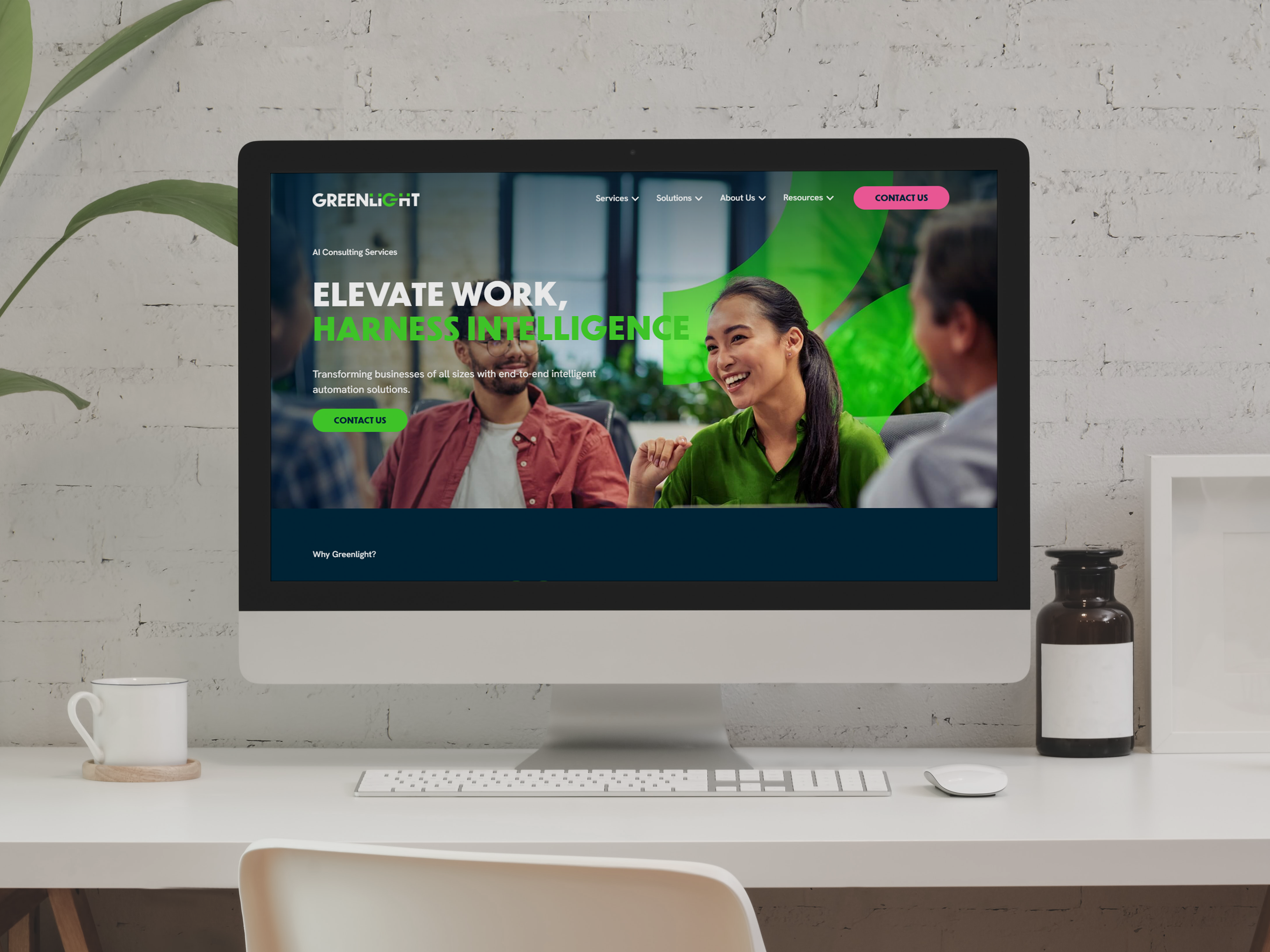 Greenlight Consulting figma nextjs react typescript ui ux webdevelopment website wordpress