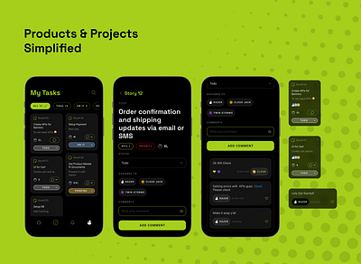 SprintWave – Project Management App for Agile Teams agile app management productdesign project scrum sprint ui ux