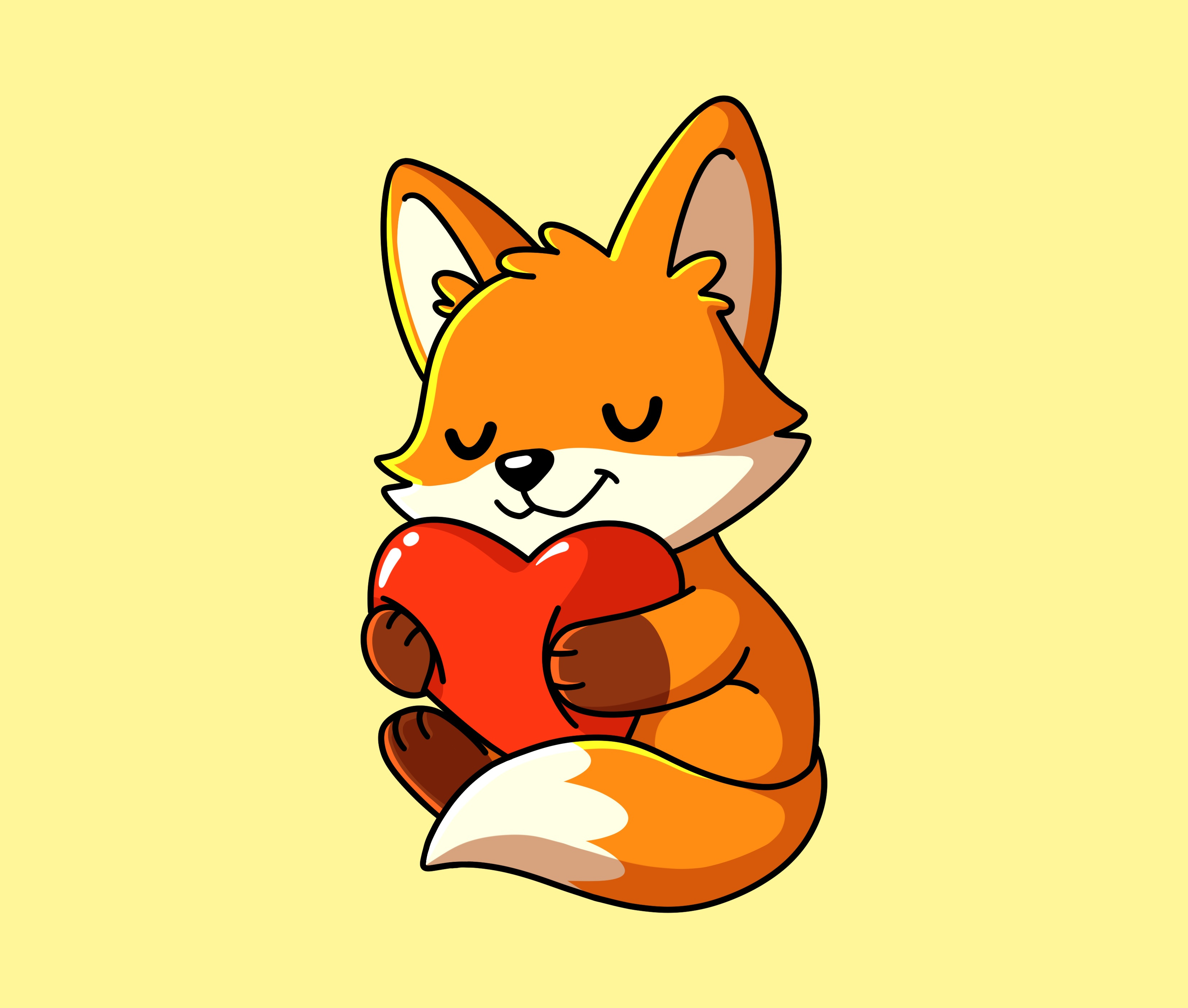 Fox Mascot Various Pose animation baby fox branding cartoon creature cute fox design fox graphic design happy illustration illustrative logo kawaii fox logo mascot mascot logo procreate soft ui warm