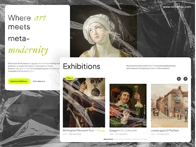 Art Museum- Landing Page Design agency ui design agencydesign art artwebsite branding creativeagencyui creativeagencywebsite fashionui landing page ui landingpage landingpagedesign luxurylandingpage luxurywebsite luxurywebsiteui moderndesign museumwebsite museumwebsiteui uidesign webdesign websiteui