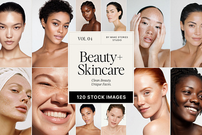 AI Beauty Collection - Vol 4 beauty beauty branding beauty model branding closeup content marketing diverse women freckles imperfect beauty natural beauty raw beauty skincare skincare model stock images