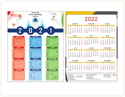 COMPANY YEARLY CALENDARS graphic design
