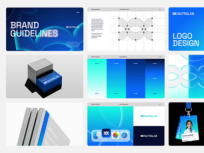 Nutralab : Nutrition Research Lab - Brand Guidelines agency visual identity animation bold brand agency brand guidelines brand identity brand implementation branding clean graphic design logo logotype marketing minimalist mockup presentation professional visual identity