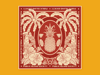 Public Society Island - Tropical Paradise holiday bandana