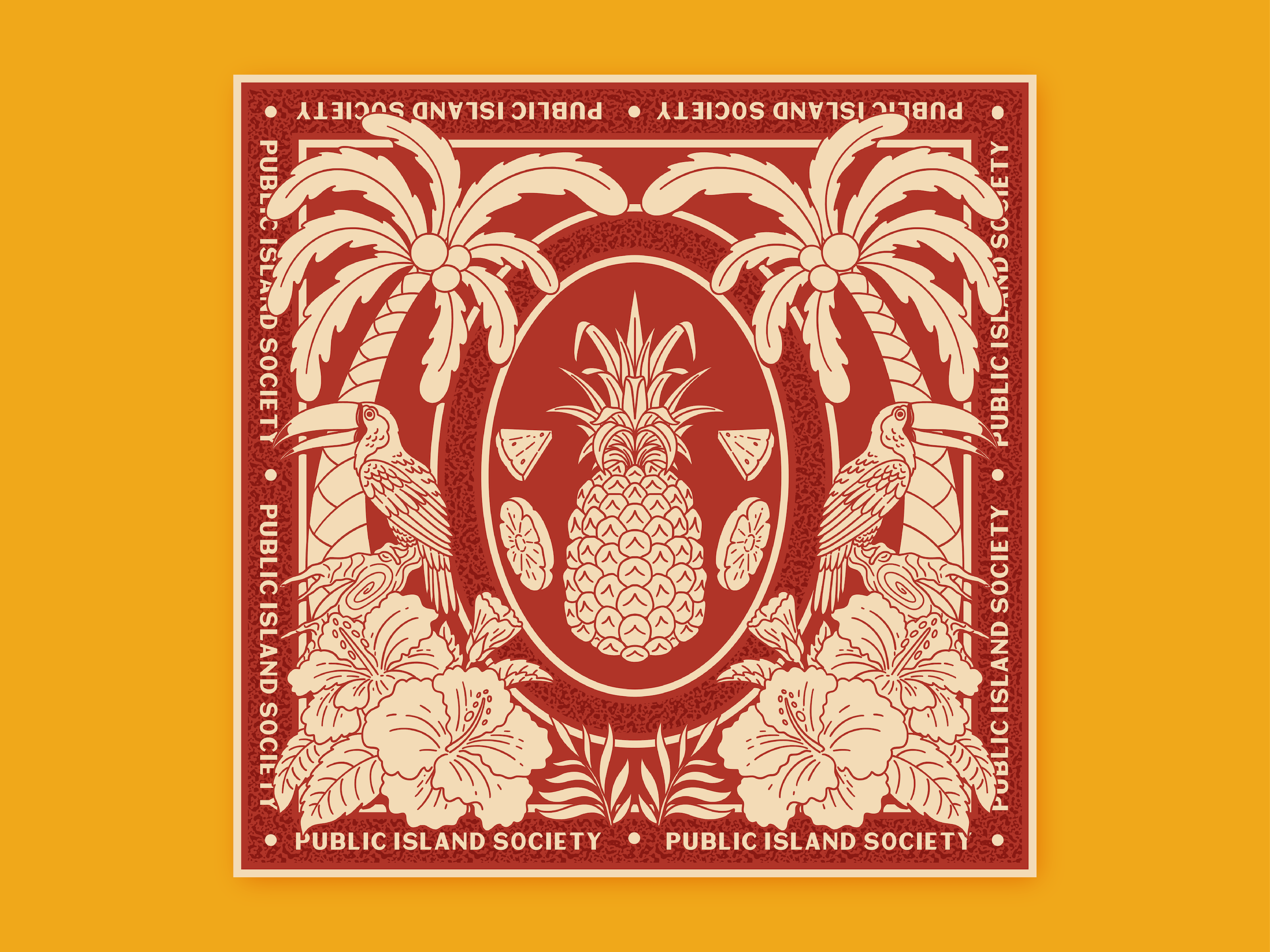 Example of Custom Scarf Illustration Service