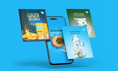 Social Media Poster Design for Aarong Dairy advertisement advertising brand brand identity branding business design facebook ad facebook post graphic design illustration instagram post media modern social social media social media banner social media pack social media templates typography