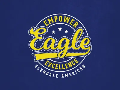 Empower Eagle Excellence typography tshirt design apparel clothing eagle graphic design merchandise print shirt design t shirt t shirt design t shirt designer t shirt logo text design tshirt typography typography tshirt