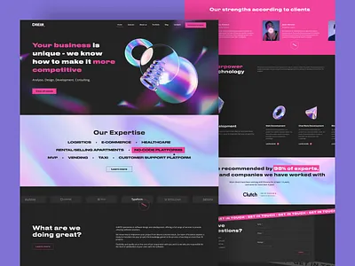 Dream - Corporate Website branding corporate design figma landing ui ux website