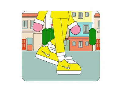 walk and run animation graphic design motion graphics ui