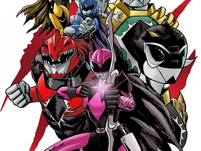 Power Rangers Drakkon - Boom! Studios artist artwork boom studios branding character illustration comic artist comic book comic cover comic style concept design drawing hero illustration layout mighty morphin power rangers publishing super sentai wallpaper