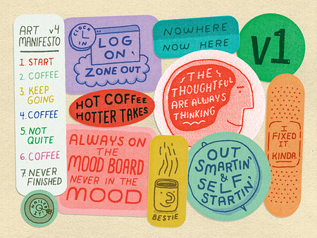 Browse thousands of Sticker images for design inspiration | Dribbble