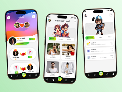 AI Chat Room Mobile App UI/UX Design ai app design ai chat app app concept chat chat list chat room chat room ui chat ui communication ios messaging app mobile app mobile app design mobile chat app modern ui smart chat ui inspiration voice assistant voice chat