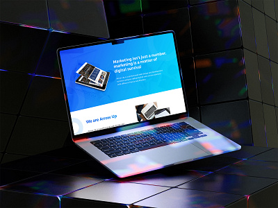 Arrow Up Landing Page branding design design inspiration graphic design graphics photoshop typography web banner