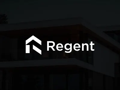 Regent - Letter R Real Estate Logo best logo brand identity branding construction logo home logo house logo icon letter r logo logo logo design logo designer logo icon logo mark modern logo popular logo real estate real estate logo rent symbol