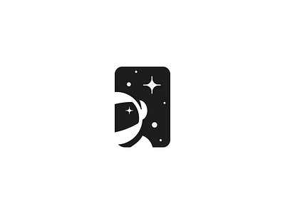 Astronaut logo astronaut astronaut logo brand branding cosmos design elegant graphic design logo logo design logo designer logodesign logodesigner logotype minimalism minimalistic minimalistic logo modern negative space star