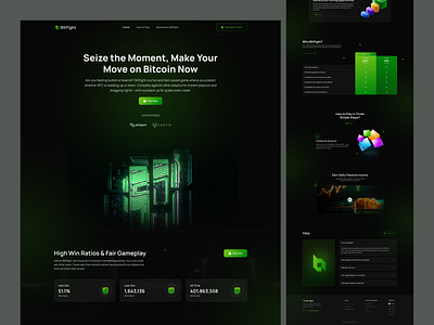 BitFight - Web3 blockchain game bitcoin bitcoin landing page blockchain landing page crypto crypto blockchain crypto landing page crypto trading crypto web3 decentralize gaming trading landing page web design web3 gaming