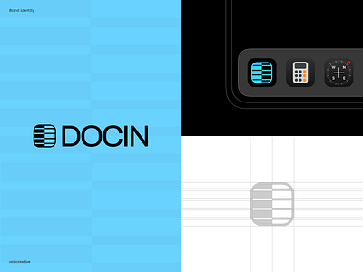 Docin logo Design ai logo app icon app logo brand book branding design grid identity logo logo ai logo design logo mark logo type modern logo product branding product logo typography visual identity