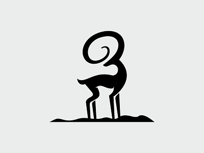Deer Logo animal branding deer design forest gazelle icon logo mark mistershot oryx symbol wildlife