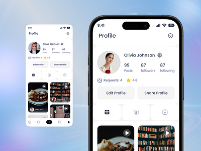 Local Community Help & Exchange App – Profile & Settings accountsettings appdesign cleanui communityapp dailyui designsystem figmadesign local community minimaldesign mobileapp mobiledesign profileui settingsui socialapp uitrends uiux uiuxdesign userinterface userprofile uxdesign