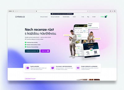 LINKEO – NFC Cards for Instant Reviews & Social Follows branding design digital digitaldesign figma graphic design ui ux webdesign website