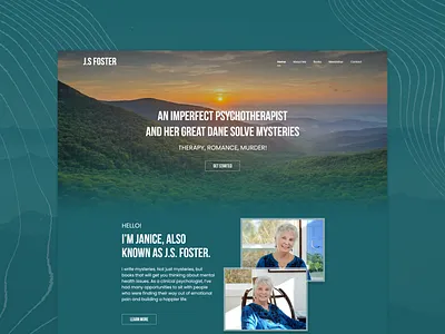 Case Study:JSFosterauthor Web Design affordable website author books branding frontenddeveloper programminglife socialmediamarketing ui ux webdesign webdeveloper webdevelopment website