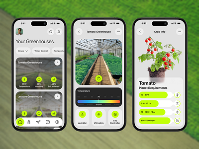 FarmSync: A Smart IoT Farming App agriculture agriculture mobile app agro tech app design design farm app iotfarming mobile mobile app mobile ui plant product design smart farm smart farming ui uiux ux