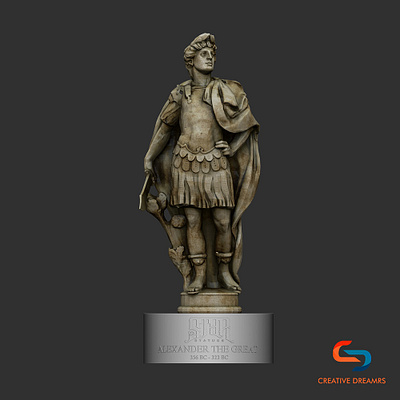 3D Character Design of Alexgander 3d 3d modeing 3d rendering 3dart 3dmodel animation design visualization zbrushsculpt