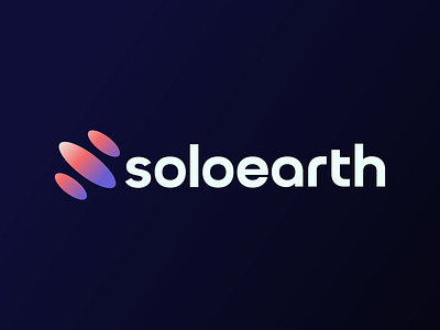 Soloearth Logo - Dark dark ecofriendly elements globe layers soloearth