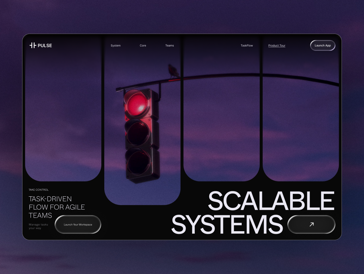 Stunning website for SaaS Project ✦ Pulse