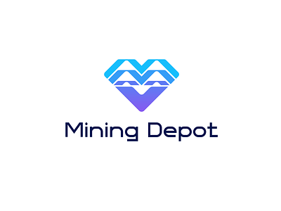 Mining bitcoin brand branding center data depot design font identity illustration letter logo logotype m mining monogram pro professional