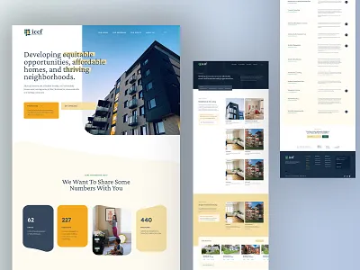 Equitable Opportunities blue community design development michigan typography webdesign website yellow