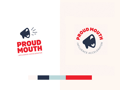 Proud Mouth branding design graphic design logo web design