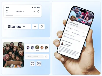 Local Help & Exchange App — Empower Your Community app design clean ui community app design inspiration design system design thinking friendly design help and exchange human cantered design human connection interaction design local community local services mobile app neighbourhood sharing economy social app ui design uttam das ux design
